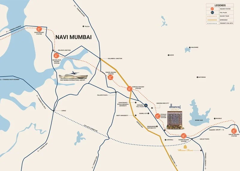 Dhanraj Legacy Panvel Connectivity and Highways